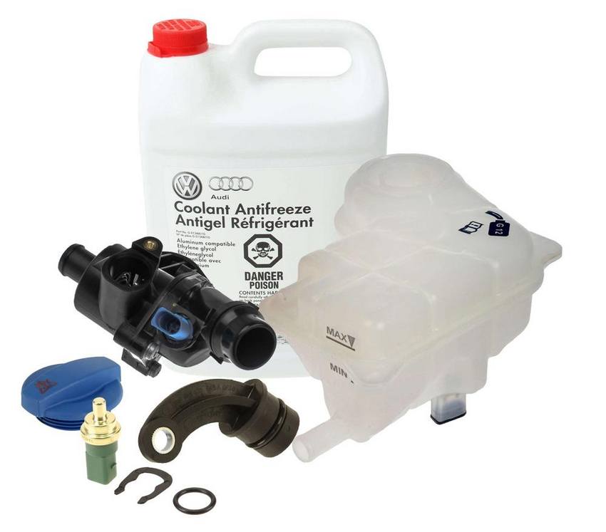 Audi Engine Coolant Thermostat Kit N90316802 - eEuroparts Kit 3088360KIT